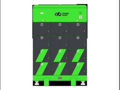 12 スロット 充電 バッテリー交換ステーション IP54 の 2 輪のスーター交換可能なバッテリー