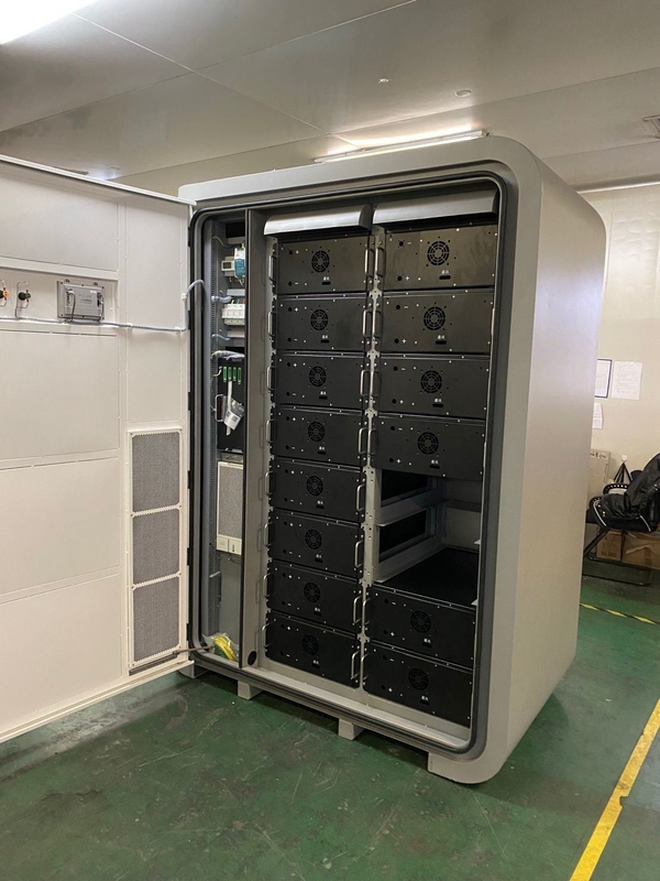 125 KW 屋外液体冷却 エネルギー貯蔵システム データセンターのキャビネット バックアップ